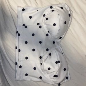 Xs- polka dot-shein top